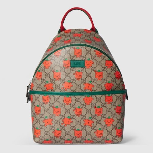 Children's printed GG backpack