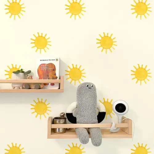 Watercolor Suns • Minis • Peel-and-Stick Wall Decals – Mej Mej