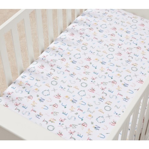 Floral ABC Baby Bedding | Pottery Barn Kids