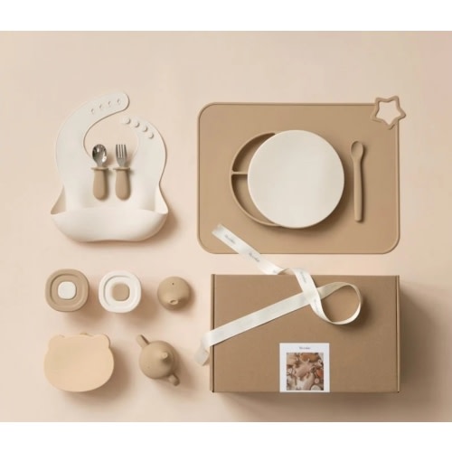 First Bites Gift Set (Croissant/Ivory)