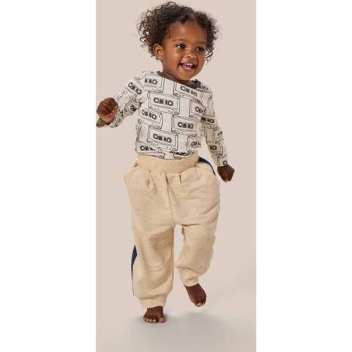 Printed Longsleeve Onesie, Cassettes - Young Days | Maisonette