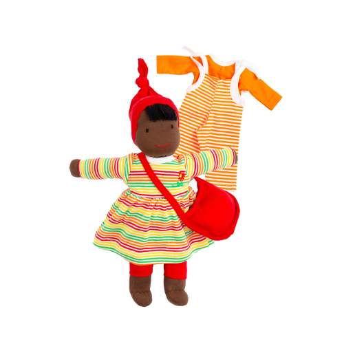 Sasha Waldorf-inspired Dress Up Doll - Stripes