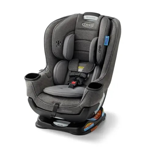 Graco Extend2Fit 2-in-1 Convertible Car Seat, 1.8-30 kg (4-65 lb), Forward & Rear-Facing