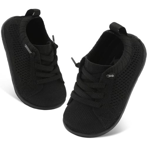 FEETCITY Lightweight Baby First Walking Shoes Boys Girls Slip On Shoes Breathable Baby Sock Shoe Barefoot Infant Sneakers
