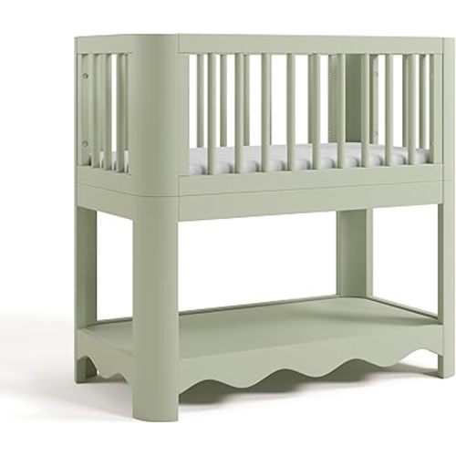 Storkcraft Casablanca 3-in-1 Convertible Bassinet, Sage