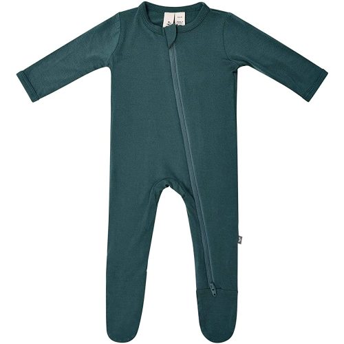 KYTE BABY Unisex Zipper Closure Footies, Rayon Made From Bamboo, 0-24 Months