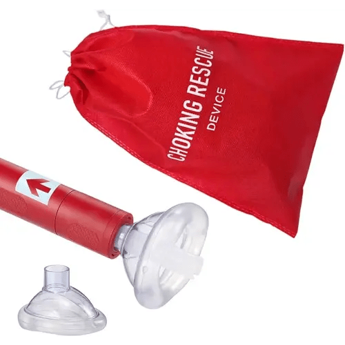 Heimlich Choking Rescue Device Storage Bag - Lightweight Drawstring Case for Quick Access