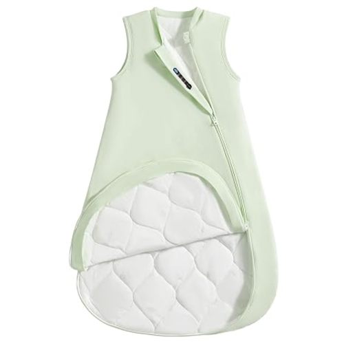2.5 Tog Baby Sleep Sack 6-12 Months, Supersoft Quilted Cotton Thermostatic Toddler Sleeping Sack for Babies Infant, 2-Way Zipper Warm Comfy Baby Wearable Blanket