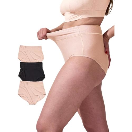Bodily All-In Panty, Maternity, Postpartum & C-Section Underwear, 3 Pack
