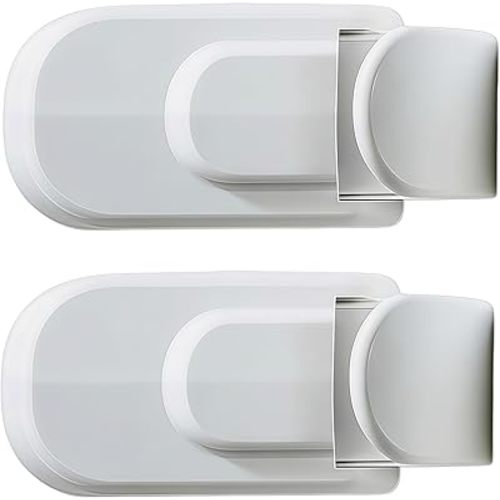 Childproof Door Locks, Child Proof Door Lock, Snap-On Door Knob Safety Lock & Door Handle Child Lock, The Childproof Lock Toddlers Can't Reach, and Renters Can Actually Use (2PC)