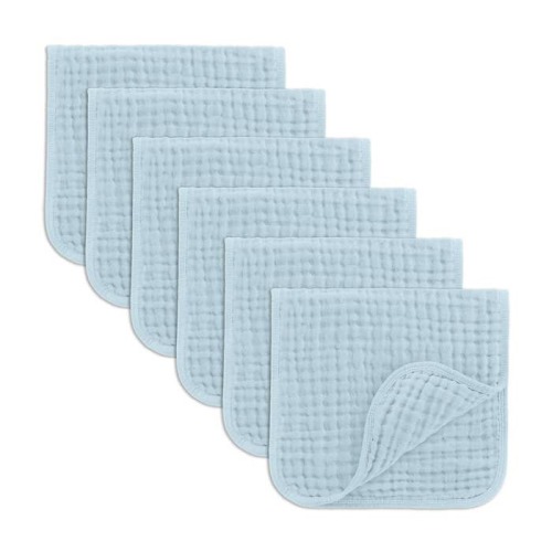 Muslin Burp Cloths (6 Pack)