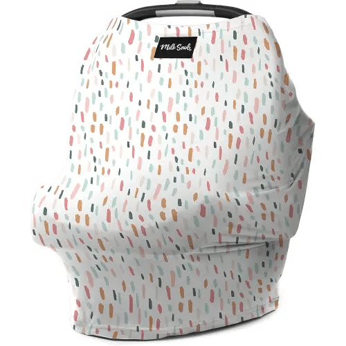 Milk Snob Original 5-in-1 Cover - Nursing Cover for Breastfeeding - Baby Carseat Canopy & Stroller - Essential All-in-One Design - Gift for Mom, Baby (Quinn)