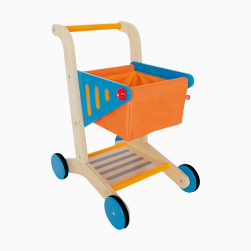 Hape Kid's Wooden Shopping Cart
