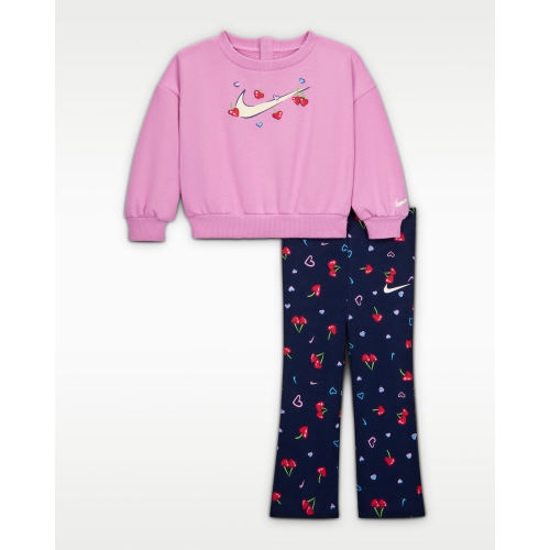 Nike Cherry Baby (12-24M) Crew and Leggings Set. Nike.com