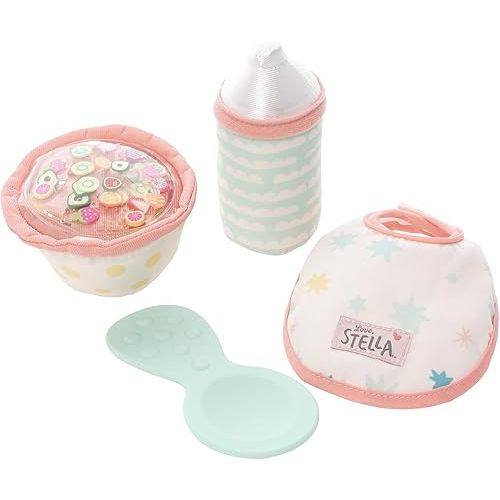 Love, Stella Baby Doll Pretend Feeding Set by Manhattan Toy