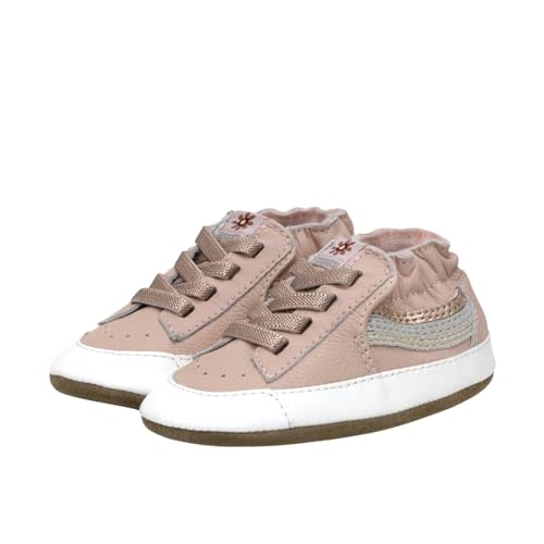 Robeez Baby Girls and Unisex Soft Soles Slip-Resistant Crib Shoes Slippers for Infant and Toddler, 0-24 Months