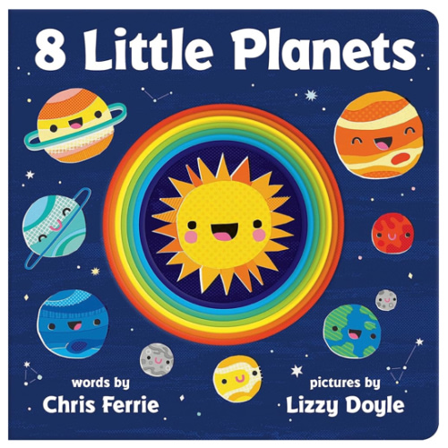 8 Little Planets: A Solar System Book for Kids with Unique Planet Cutouts