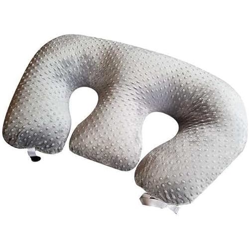 Maternity Pillow for Twin Moms, Hypoallergenic with Removable Washable Cover, Ergonomic U-Shape for Back Pain Relief and Nursing Support