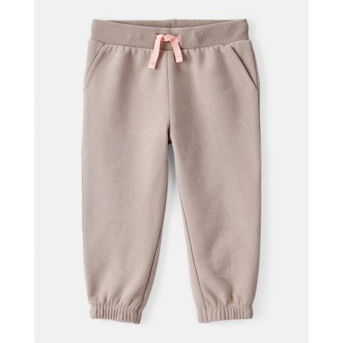 Baby Girl DayDream Fleece Joggers - Brown | Carter's
