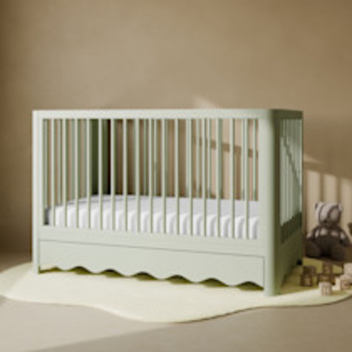 Storkcraft Casablanca Deluxe 5-in-1 Convertible Crib with Drawer - Sage