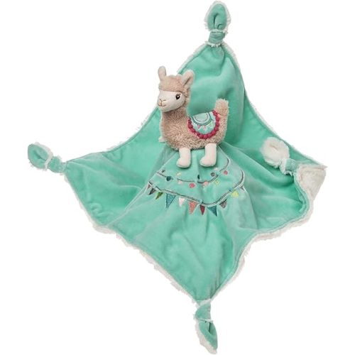 Mary Meyer Baby Lily Llama Character Blanket 13"x13"