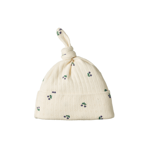 Buy Pointelle Knotted Beanie Online in United States | Nature Baby