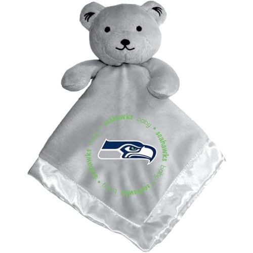 BabyFanatic Gray Security Bear - NFL Seattle Seahawks - Officially Licensed Snuggle Buddy