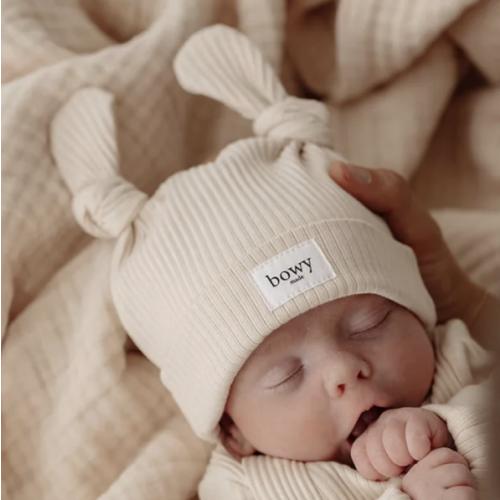 Double Knot Beanie - Cream