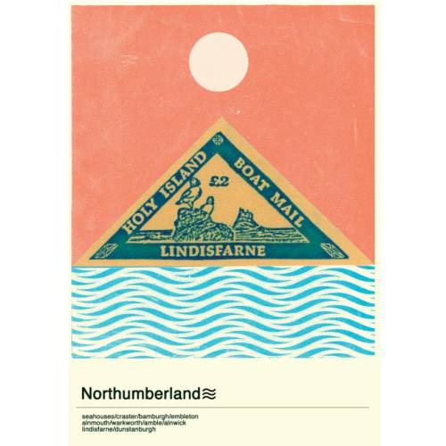 Lindisfarne Boat Mail Print
