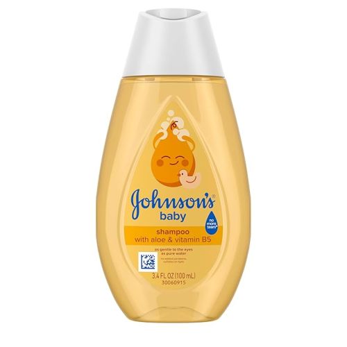 Johnson's Baby Shampoo with Aloe Vera & Vitamin B5, Tear Free, Newborn Essentials, No added Parabens & Sulfates, Hypoallergenic, 20.3 fl. oz
