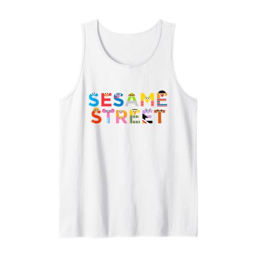 Sesame Street with Monster Letters Tank Top