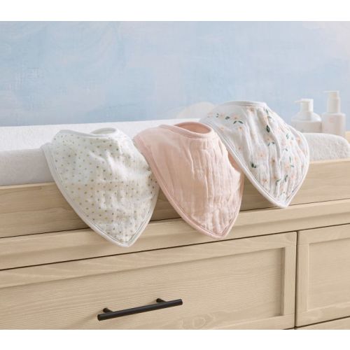 Meredith Muslin Drool Bib Set