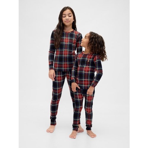 Kids & Baby Organic Brushed Cotton Holiday PJ Set