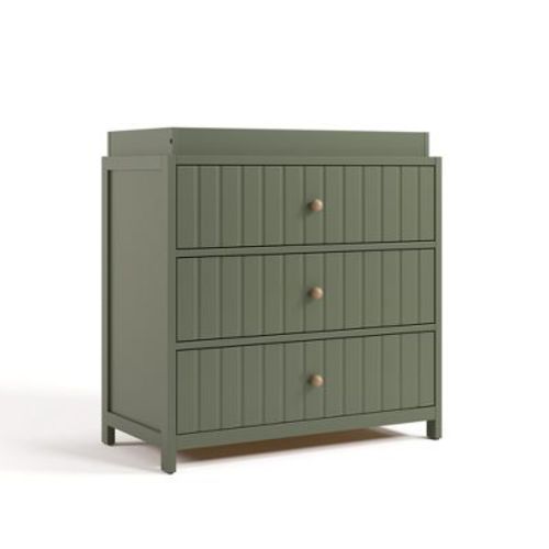 Graco Teddi 3 Drawer Chest with Changing Topper Olive