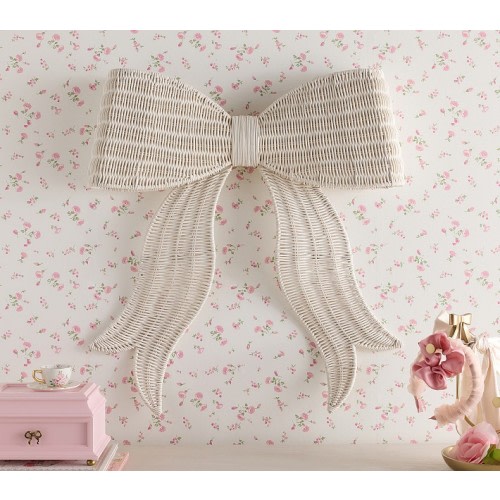 LoveShackFancy Rattan Bow Decor (26"x 28")