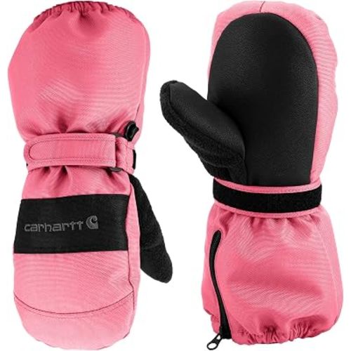 Carhartt Kid's TA774 Toddler Waterproof Insulated Zip Cuff Mitten