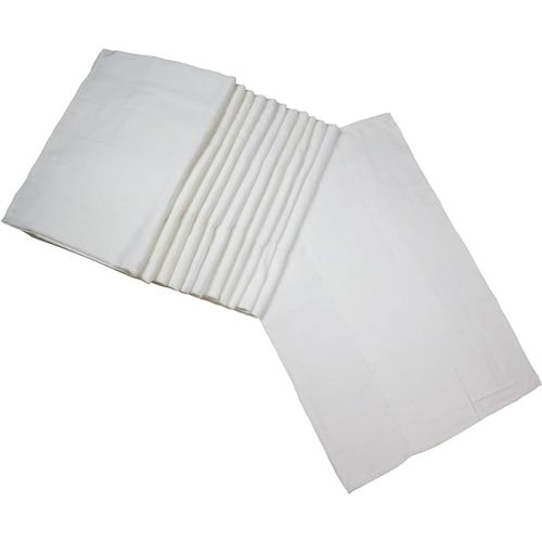 OsoCozy Prefold Cloth Diapers (1 Doz) - Soft, Absorbent, Durable - 100% Cotton