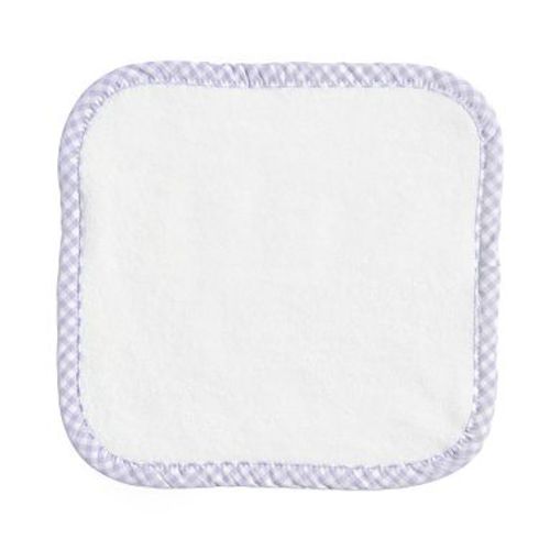 Gingham Washcloth S3 , Washcloth , Lavender