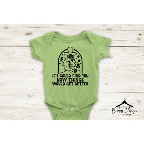 Emo Baby Bodysuit: Pop-Punk Nostalgia Outfit for Alt Parents