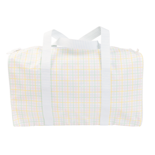 The Duffle Bag in Multi Windowpane