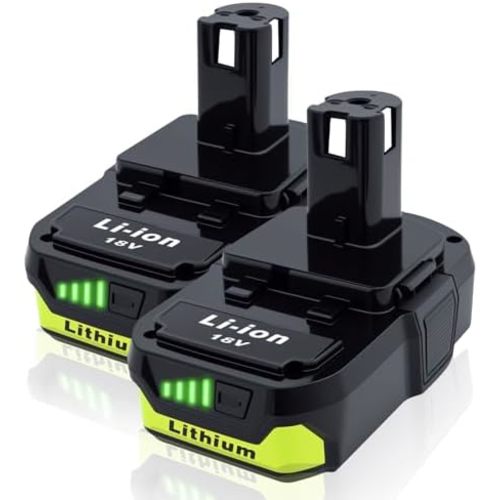 2 Pack P103 3.0Ah 18V Battery Replacement for Ryobi 18V Battery Compatible with Ryobi 18V Tools – Extended Power and Reliability