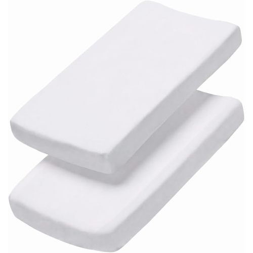 Changing Pad Cover - Pack of 2 Soft Unisex Diaper Change Table Sheets - Fit 32"x16" Contoured Pad - Changing Pad Cover for Baby Boys & Girls - Snug Elastic Fit & Machine Washable, Oeko-Tex, Child