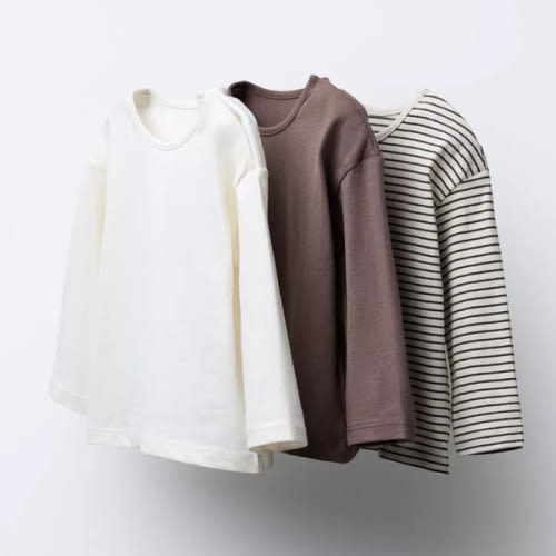 THREE-PACK OF SOLID AND STRIPED T-SHIRTS - Brown | ZARA United States