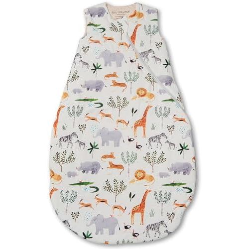 Loulou Lollipop Tencel Lyocell Wearable Baby Blanket Sleeping Bag, Unisex Infant Toddler, 1.0 TOG, 2-Way Zipper Sleepsack
