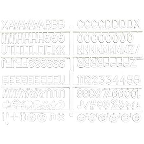 Letter Board Letters Only for Flet Letter Boards, Plastic Letter Board Sign Message Board Letters, Word Board with Letters, Numbers & Symbols Felt Letters for Changeable Changeable Letter Boards (170)
