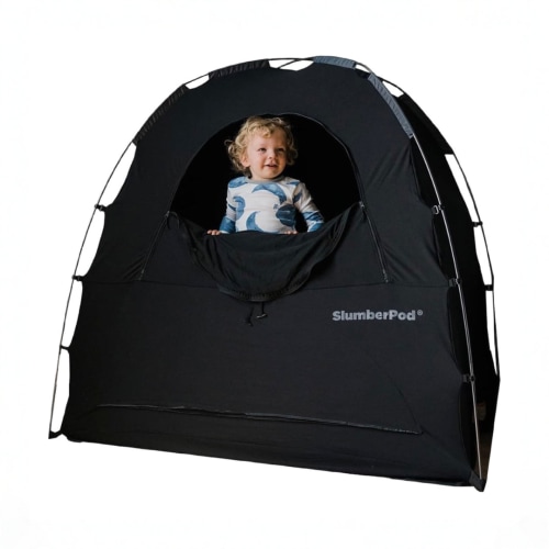 SlumberPod 3.0 Sleep Canopy, Black with Gray Accents