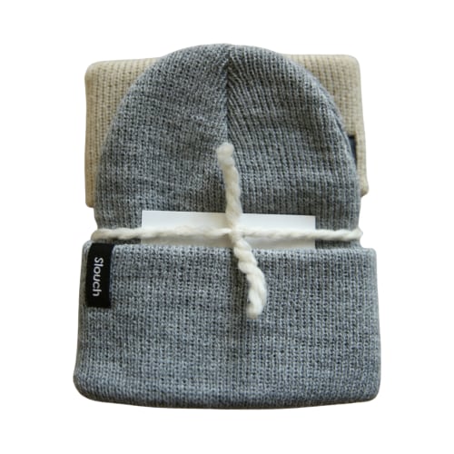 Infant Beanie Bundle - Gray, Oatmeal, & Royal Blue