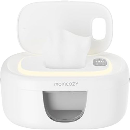 Momcozy Baby Wipe Warmer, Innovative Spring Design,Large Capacity Dispenser