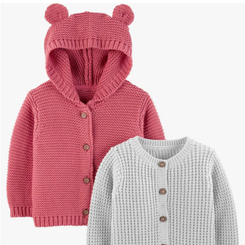Simple Joys by Carter's Baby 2-Pack Knit Cardigan Sweaters