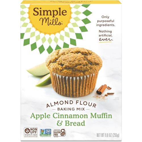 Simple Mills Almond Flour Apple Cinnamon Muffin Mix, 1pk, 9oz